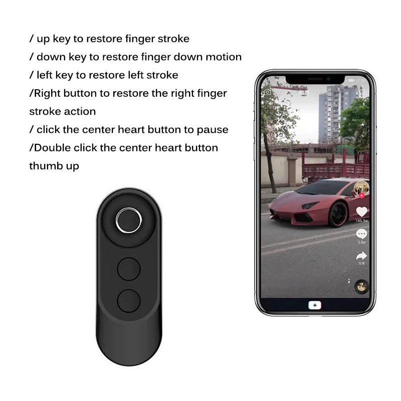 Камера селфи беспроводной Bluetooth пульт дистанционного управления затвором для смартфонов фотографии селфи Bluetooth удобный пульт дистанционного управления камерой