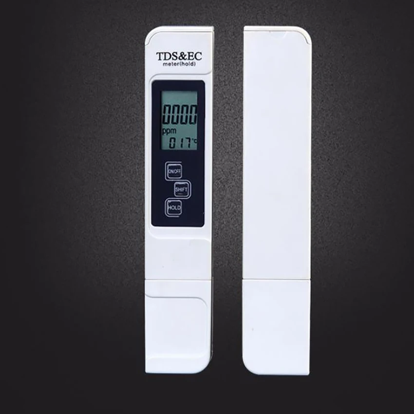 TDS& EC Тестер качества воды ручка, 3 в 1 0-9990PPM tds ec теста термальной проводимости ручка для промышленной воды бытовой диспенсер для воды