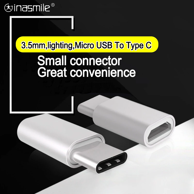 5 шт. адаптер для Apple iphone IOS 8pin к разъему типа c Huawei Xiaomi Samsung 3 мм Type C Micro USB