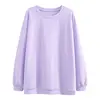 lavender sweatshirt