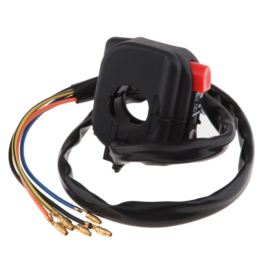22mm Motorcycle RH Handlebar Button Switch Set Right Ignition Engine Stop Lamp Horn Light For Honda ATV Bike Quad Scooter Etc