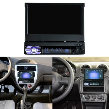 

7 Inch Bluetooth Video Car Stretch Stereo Interior Card Insert MP5 Player FM Radio Easy Install Audio Multifunctional