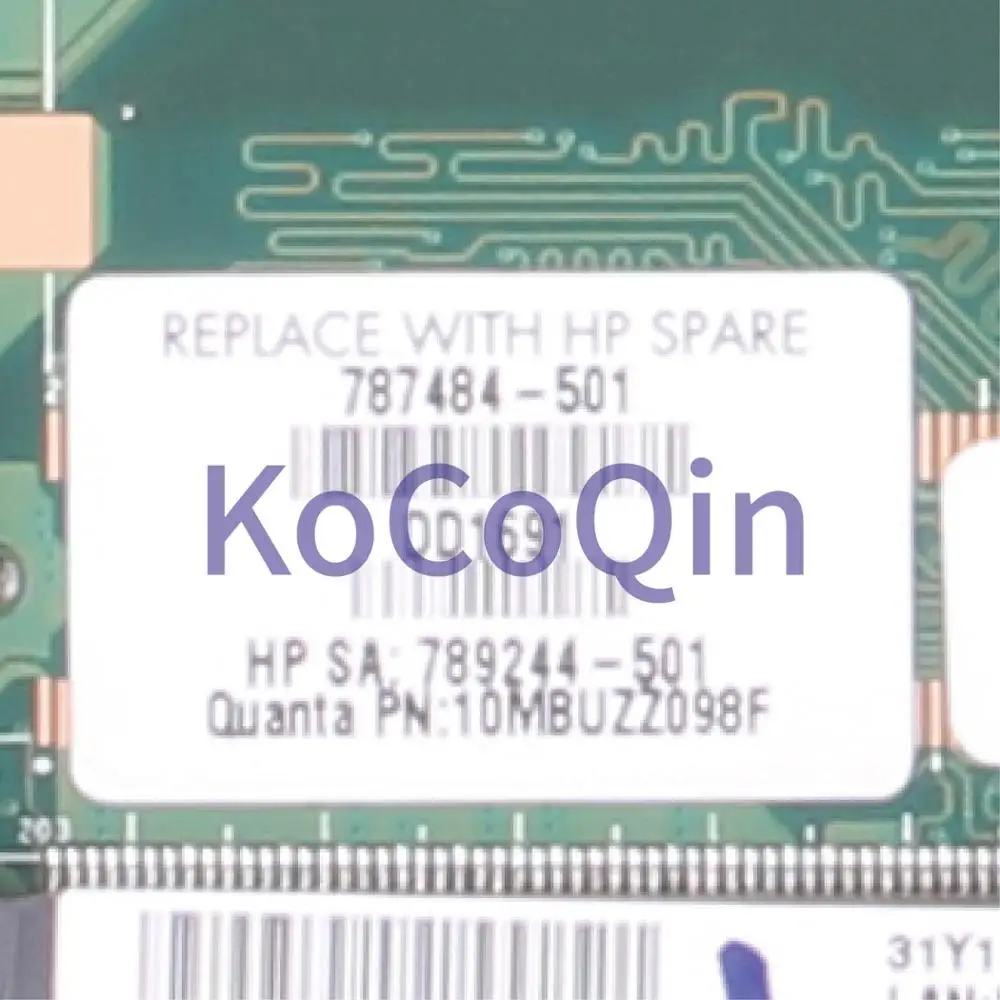Laptop Motherboard para hp Pavilion 17-f Kocoqin 17 Polegada 17-f160nr Core N2830 Sr1w4 Day12amb6d0 Mainboard 787484501 787484601 Placa-mãe para notebook - Imagem 6