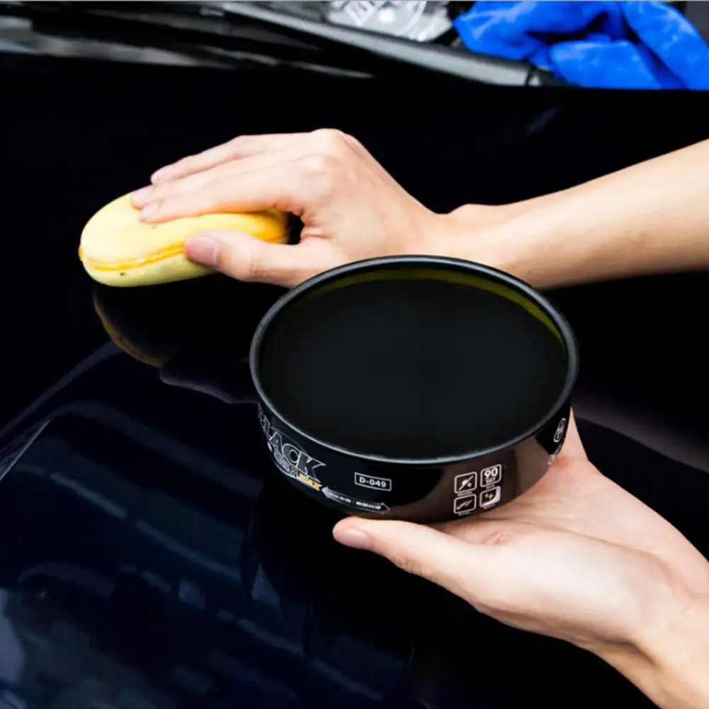 adams detailing Waterproof Car Repair Wax Polish Scratch Remover Senior Black Solid Wax Care Paint Scratch Repair Car Styling Crystal Hard Wax meguiars scratchx