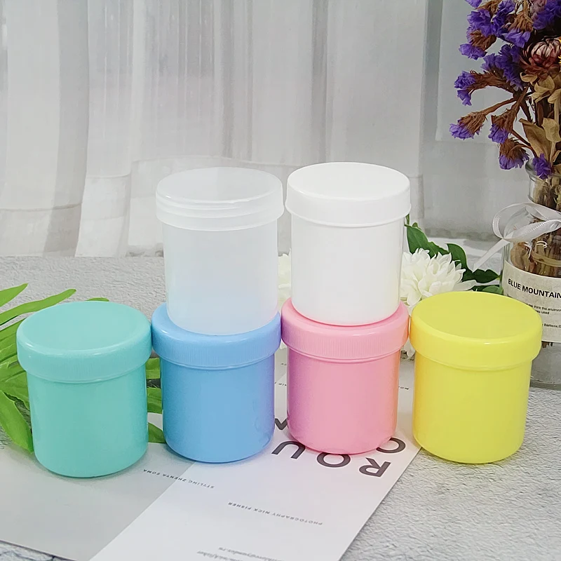 

Happy Monkey 10/20pcs 150ml Slime Box Container Plastic Macaron Storage PP Box For Fluffy Cloud Clear Slime Clay