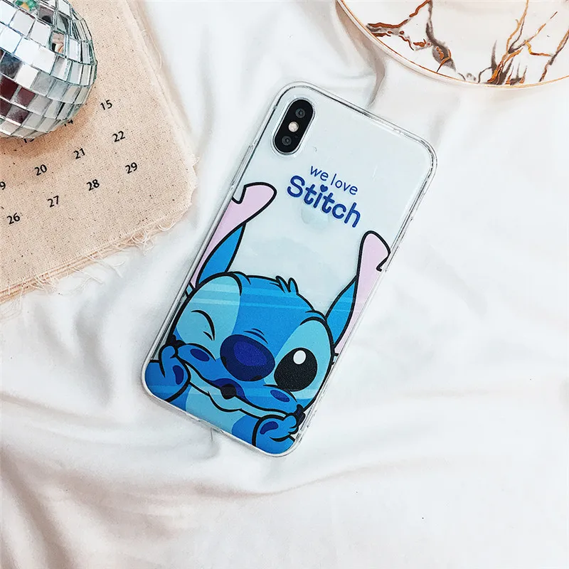 Милый чехол с рисунком Микки для iPhone 6, 6s, 7, 8 Plus, мягкий силиконовый чехол для телефона, чехол для iPhone 11 Pro, X, XR, Xs Max, чехол