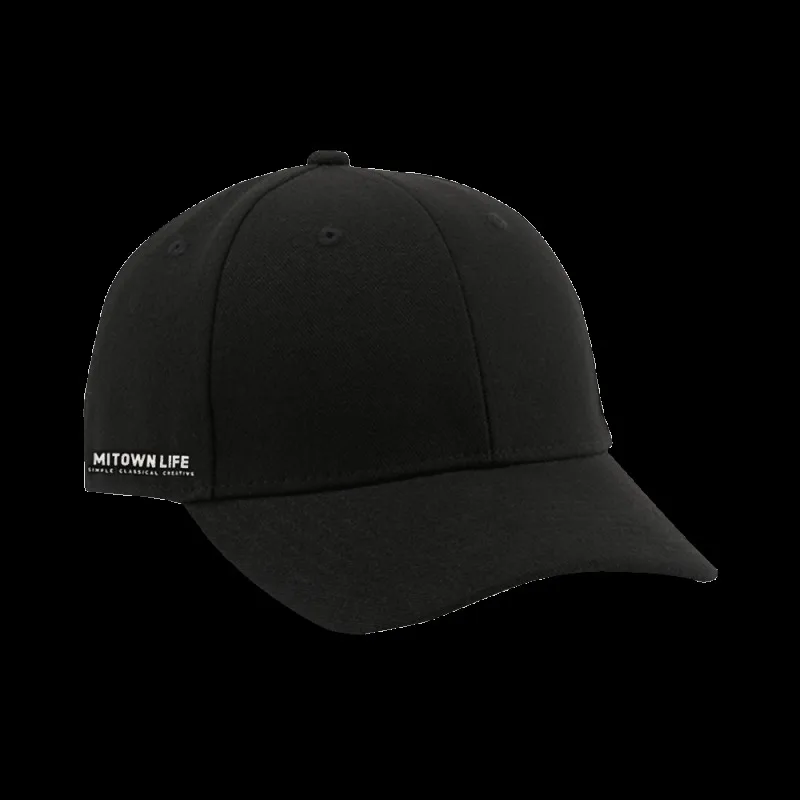 black Xiaomi MITOWNLIFE, оригинальная Классическая бейсболка, Xiomi, оригинальная Классическая бейсбольная кепка, стерео, повседневная, модная, для занятий спортом - Цвет: black