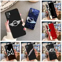 Автомобильный чехол для телефона Mini Cooper с логотипом Samsung Galaxy Note20