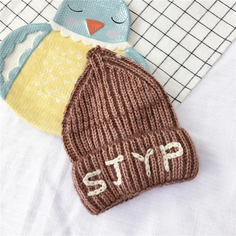 Детские шапочки Skullies Beanies для мальчиков и девочек, зимняя шапка с ушками, теплые эластичные модные аксессуары