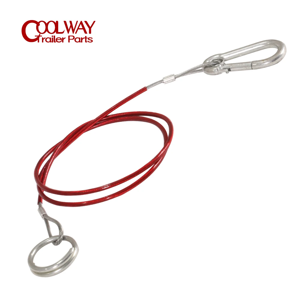 Caravan Hitch Cover 1 Metre Ring Trailer Caravan Brake Away Breakaway Safety Cable Braked Hitch Accessories Parts