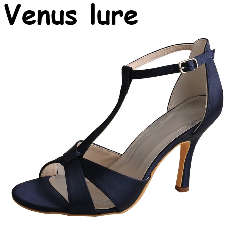 

23 Colors Women Summer Sandals Size 3 Navy Ladies Prom Party Shoes