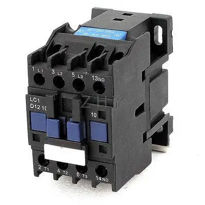 LC1-D1210 12A 380 Volt 3 Фаза 3 P 1NO контактор переменного тока Ui690V Ith25A
