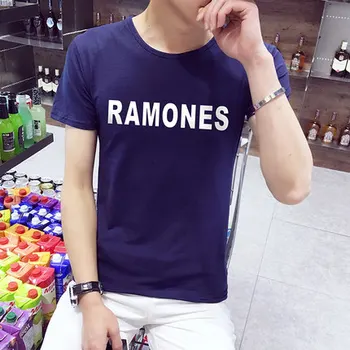 

Summer new women's street letter characters print loose short-sleeved T-shirt 60.20