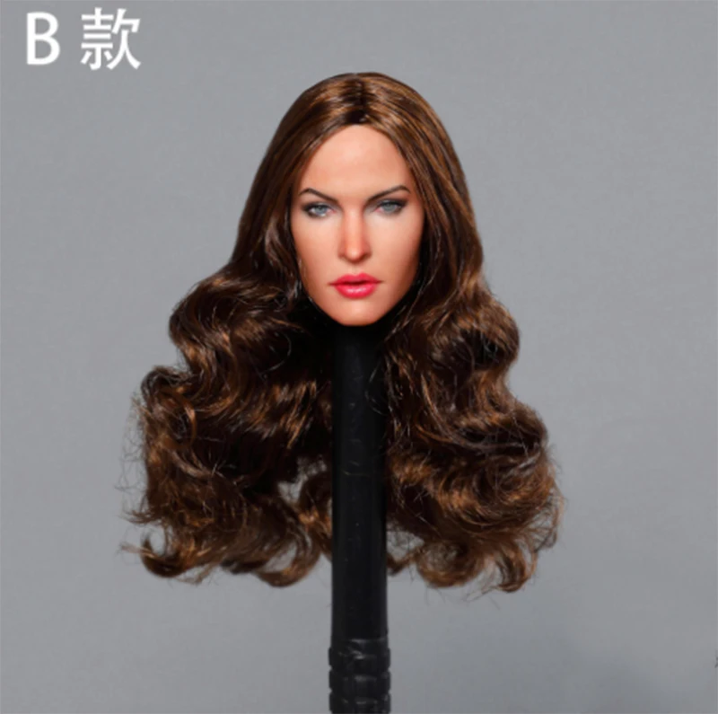 GC029 1/6 Европейская Женская звезда красоты голова Лепка для 12 ''фигурки тела