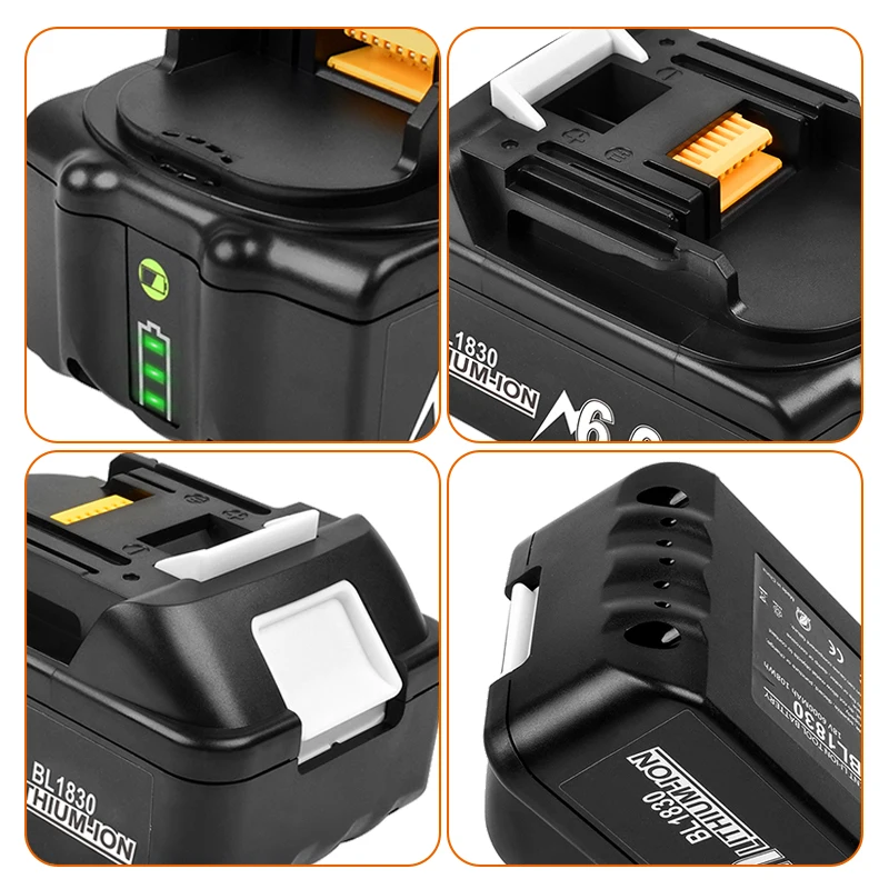 Recarregável de Íon de Lítio para Makita Furadeiras sem Fio ah Substituição 18v Bateria Bl1850 Bl1830 Bl1860 Lxt400 L50 3.0 - 4.0 6.0 9.0 - Image 5