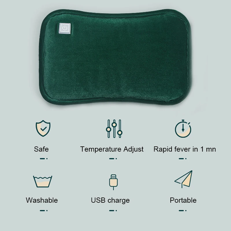 Tanio USB akumulatorowy ogrzewacz rąk regulowana temperatura Hot Bag Graphene sklep