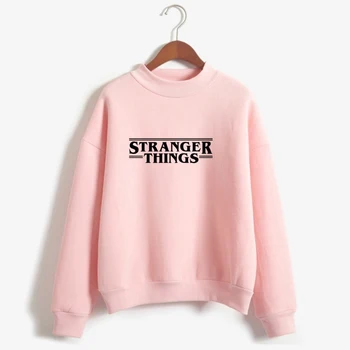 

Hoodies Stranger Things Women Hoodie Fleece Harajuku Sweatshirts Autumn Winter Hip Hop Letters Print Hoodies Sweatshirt