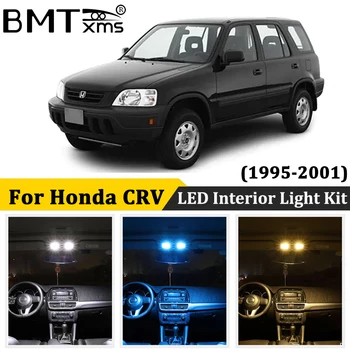 

BMTxms 8Pcs Canbus No Error Auto Led Interior Dome Trunk Lamp License Plate Light For Honda CRV CR-V RD 1995-2001