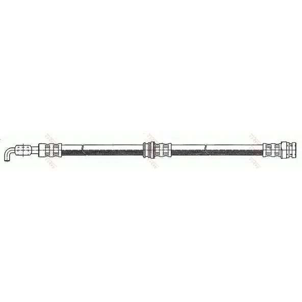 Шланг тормозной задн MAZDA: 626 87-97 TRW PHD123