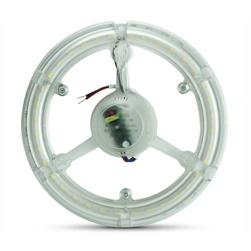 

SMD 5730 LED Ceiling Lamp 12W 18W 24W Tube Retrofit Magnet PCB Board CFL Replace Led Ring Lighting AC 160-260V LED Module Light