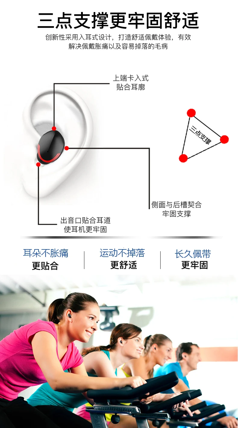 MissAudio YINYOO A05 Bluetooth наушники 5,0 TWS Беспроводные водонепроницаемые наушники Bluetooth с шумоподавлением наушники вкладыши