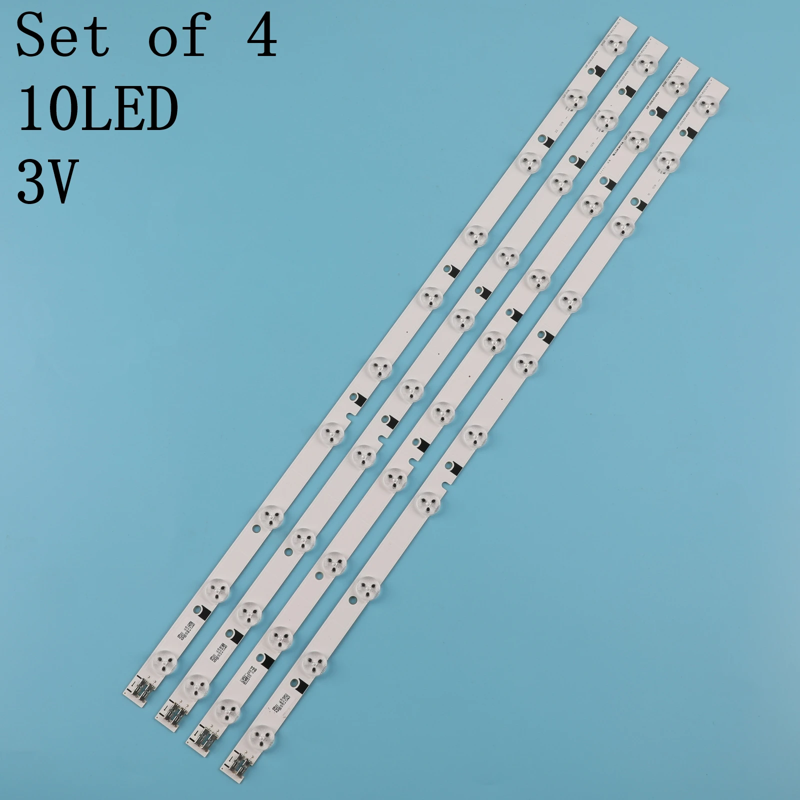 4Pieces/lot 3V LED BACKLIGHT SET FOR SAMSUNG UE32EH5000 TV 32F-3535LED-40EA FROM LTJ320HN07-V A 100%NEW 580MM 10LED