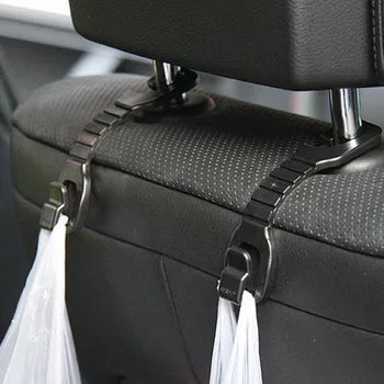 

Dropship 2PCS Car Resin Seat Back Storage Hook Universal Multifunctional Automobile Debris Bag Purse Holder Car Accessories