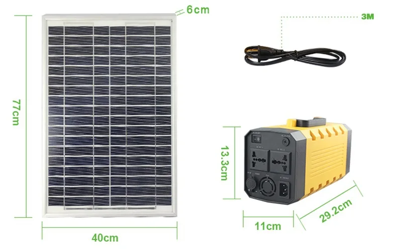 portable solar power bank charger /solar panel enegery inverter battery system