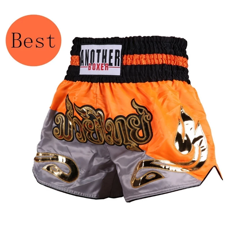 Шорты Muay Thai Профессиональные боксерские костюмы сандалии тренировочные шорты