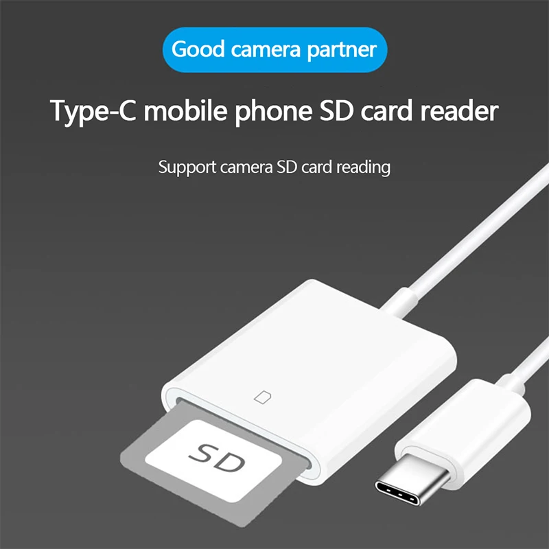Устройство для чтения sd-карт с одним типом C Usb C 3,0 Lector Tarjeta SD адаптер Поддержка для huawei samsung Note 10 S10 S9 ноутбука Sdxc Adaptador