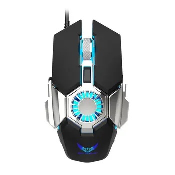 

New Professional Gaming Mouse Mechanical Wired Silent Mouse 3200dpi 7 Button Backlit Computer Mouse Support Macro Definition