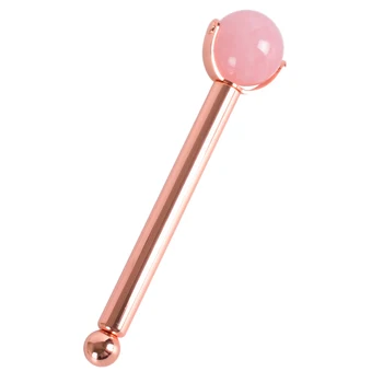 

Eye Jade Roller Stainless Steel Natural Quartz Facial Roller Eye Jade Roller Slimming Anti Wrinkle Cellulite Face Beauty Crystal