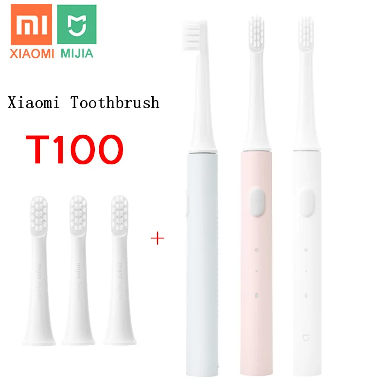 Оригинальная звуковая электрическая зубная щетка Xiaomi Mijia T100 ультразвуковая