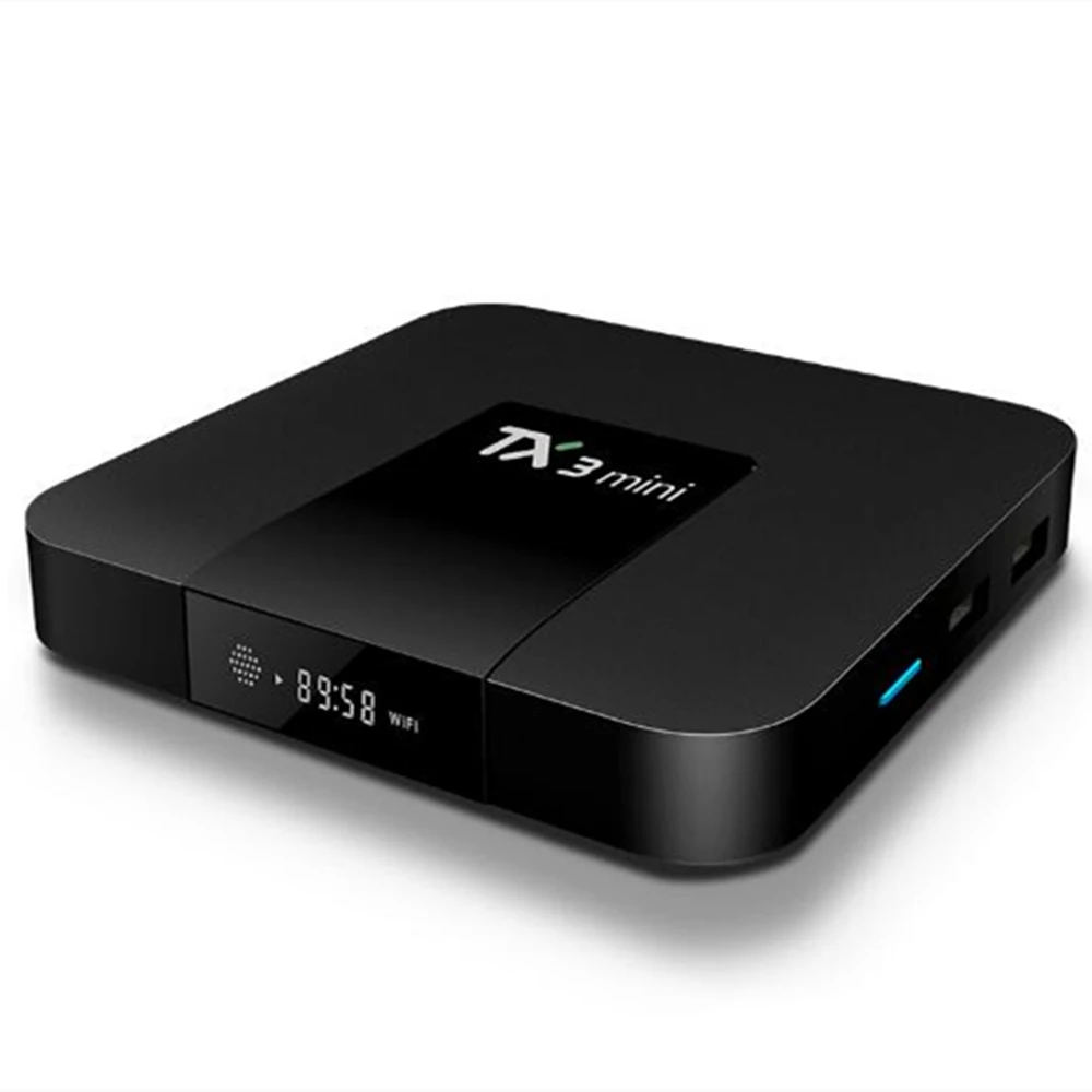 10PCS/Lot TX3 Mini Android 7.1 TV Box Smart 4K Set Top Box Media Player Amlogic S905W Quad Core 2GB Ram 16GB Rom H.265 TV BOX