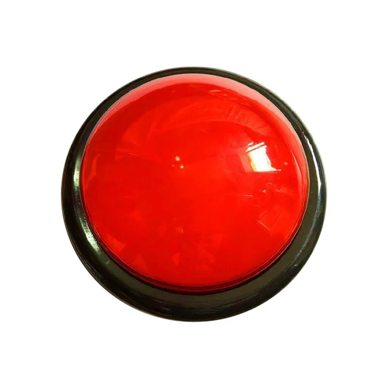 10 Units 100mm LED Illuminated Arcade Push Buttons Description Image.This Product Can Be Found With The Tag Names Arcade game 100mm push button, Big arcade button game, Push button board game, Sport push buttons arcade