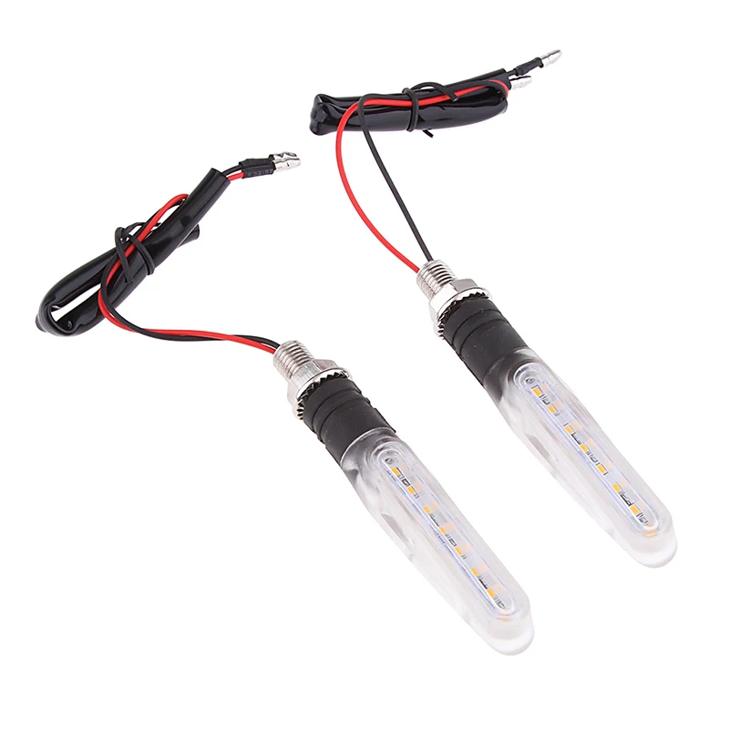 Мотоцикл Led поворотник сигнальный CREE чип двусторонний мигающий Стоп тормозной сигнал светильник сгибаемые движения стрелки мигалки мерцающие индикаторы поворотники для мотоцикла
