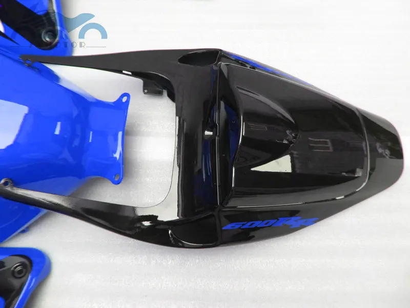 Высокое качество впрыска обтекателя комплект Подходит для Honda CBR600RR 2005 2006 CBR 600 RR 05 06 синий черный пластик обтекатель наборы частей JK30