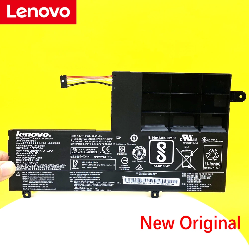 Nova Bateria do Laptop Original para Lenovo Yoga 510 51014ikb 510-15ikb 510-15isk 510-14isk 5b10k84491 L15c2pb1 L15l2pb1 L15m2pb1 - Imagem 6