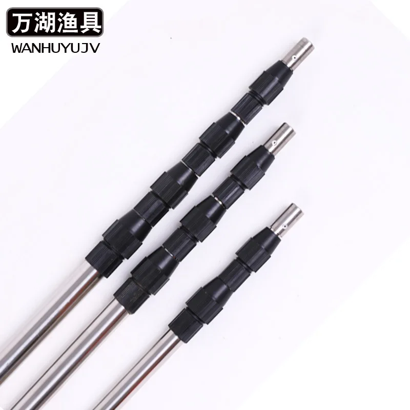 

Double Lock chao wang gan Fishing Rod Fishing Telescopic Stainless Steel Fishing Rod Thick Hard Naked Rod Fishing Gear Supplies