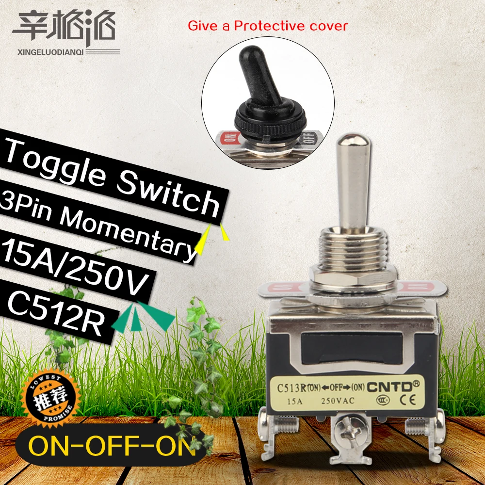 Кулисный Переключатель CNTD 15A250V ВКЛ./ВЫКЛ./вкл. Обеспечивает водонепроницаемый и