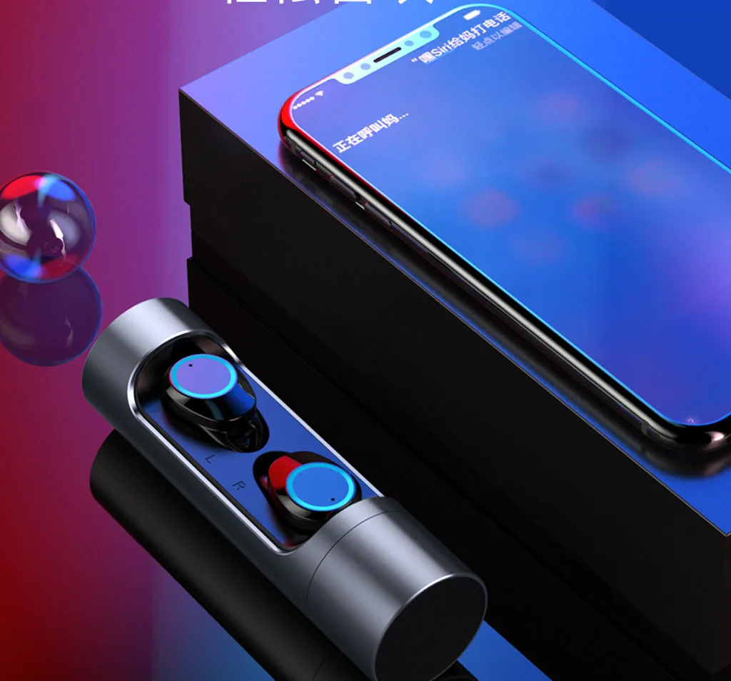 Водонепроницаемый Bluetooth 5,0 наушники истинная беспроводная гарнитура глубокий бас пара наушников предназначен для спорта простой и модный F819
