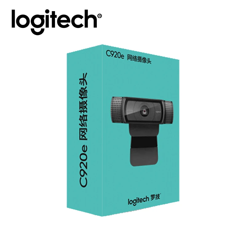 Веб камера Logitech HD Pro C920e широкоформатный видеочат запись USB Smart 1080p автофокуса Full