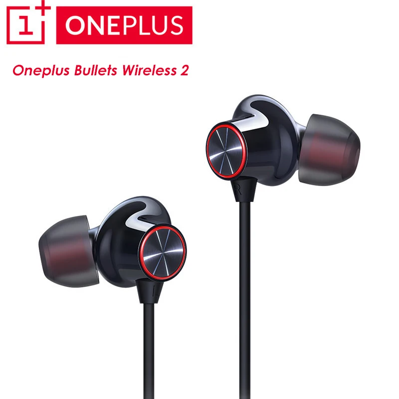 Оригинальные беспроводные наушники OnePlus Bullets 2, гибридные наушники AptX с магнитным управлением, зеленый помощник, быстрая зарядка для Oneplus 7