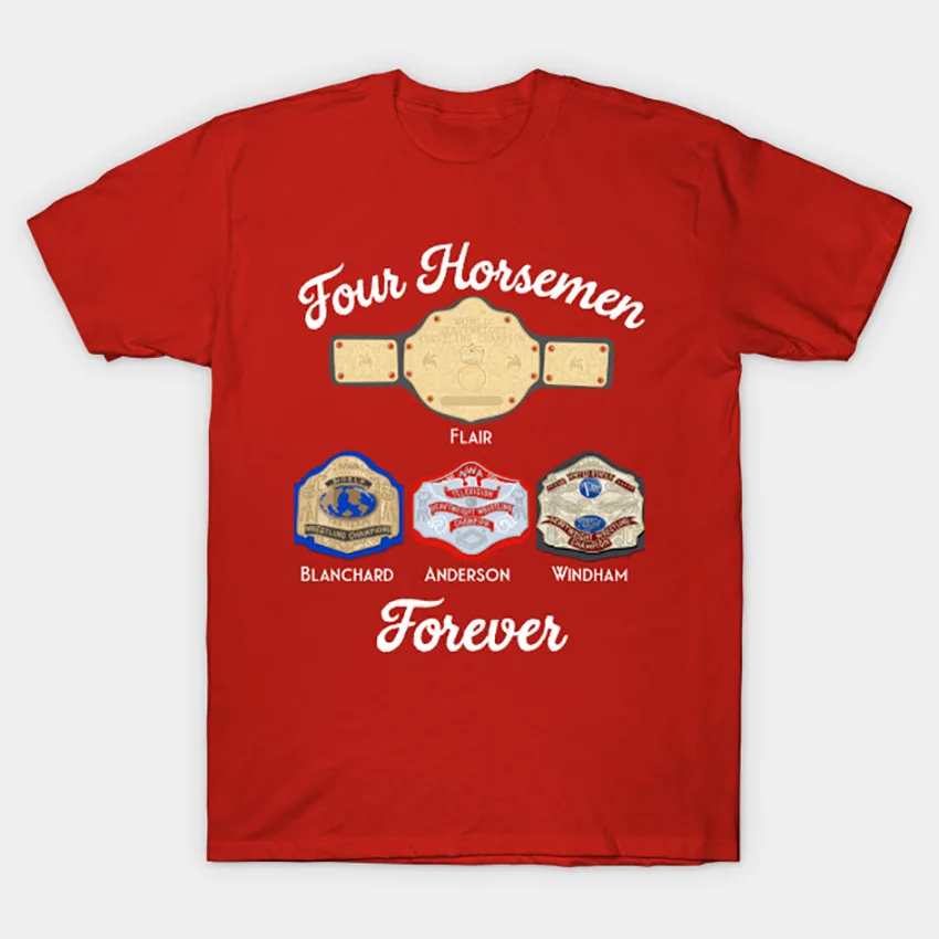 Футболка Four Horsemen Forever, футболка Four Horsemen, anderson blanchard, windham ric flair, barry tully, four horsemen arn