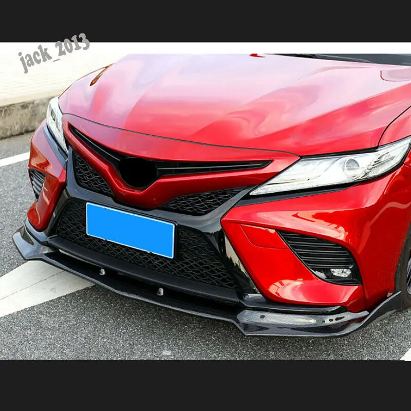 Модификация автомобиля автомобильные аксессуары из углеродного волокна передний дефлектор спойлер, диффузор бампера для Toyota Camry SE/XSE