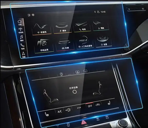 Автомобильный gps-навигатор сенсорный экран закаленная пленка Защитная Наклейка