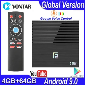 

A95X F2 Smart TV Box Android 9.0 4GB RAM 32G/64G Android TV Box Amlogic S905X3 Dual Wifi BT4.2 Media Player Youtube 4K Smart Box