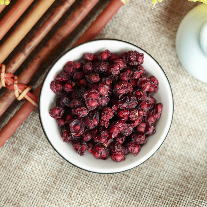 Органический сушеный чай Schisandra Chinensis Wu Wei Zi с пятью вкусовыми ягодными травами wuweizi травяной чай для заботы о здоровье