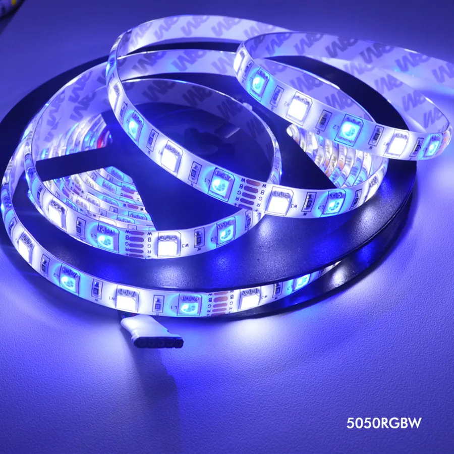 Dc12v 5050 Светодиодная лента не Водонепроницаемая Rgbw гибкий светодиодный светильник 60led/m не Водонепроницаемая Ip20 Rgb+ белая лента для украшения