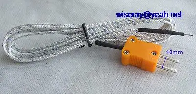 

DHL/EMS 50pcs 2M Cable K Type Thermocouple Test Probes K thermometer for multimeter meter-A7